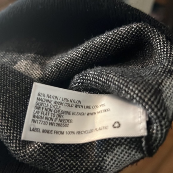 VICTOR GLEMAUD Knit Black/White Polka Dots SS Sweater Size 1X New Never … - Picture 5 of 7